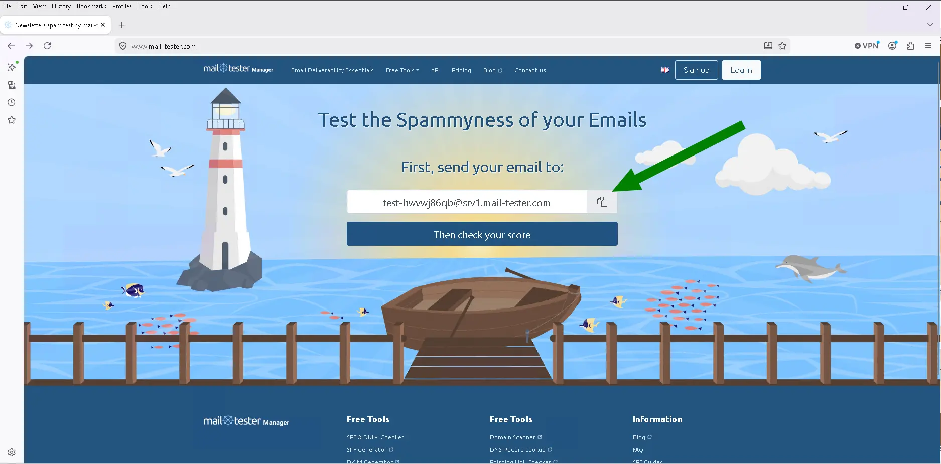 mailtester-address
